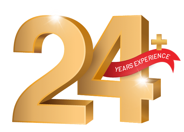 24 Years of experience