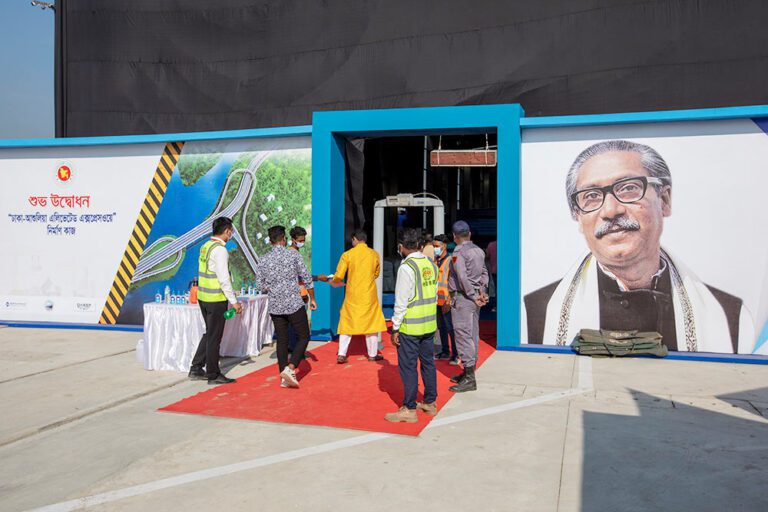 Ground Breaking Ceremony of Elevated Express Way 2022 08 service eventtouchint